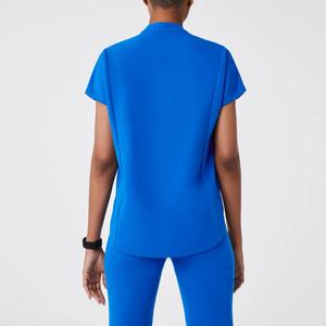 Ensemble d'uniformes médicaux lavables en polyester et élasthanne pour infirmières, tenue chirurgicale d'hôpital, vêtements de travail pour le personnel de santé, fabrication OEM - Product Image 4