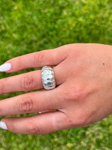 Bague en alliage vintage plaqué or 14 carats en argent sterling 925 massif, unisexe, pour usage quotidien, bijoux de mode - Product Image 4