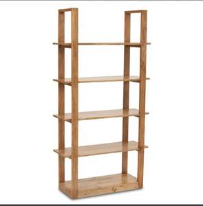 ชั้นวางของรูปตัวแอลทำจากไม้ชีแชมสำหรับห้องนั่งเล่น |   ชั้นวางของแบบตั้งพื้น |   ชั้นวางของเข้ามุมแบบบันได 5 ชั้น ทำจากไม้ สำหรับสำนักงาน - Product Image 3