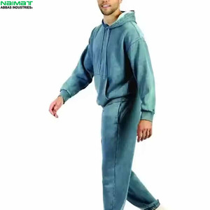 Conjunto Deportivo Urbano con Bolsillos Cargo para Hombre, Sudadera Táctica de Tela de Algodón Resistente con Múltiples Bolsillos y Pantalones Deportivos - Product Image 3