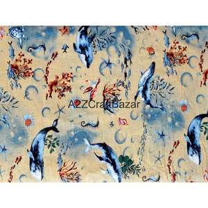 Tela Ecológica, Transpirable, Ligera, de Secado Rápido, 100% Algodón, con Estampado Artesanal Indio, para Prendas Femeninas - Product Image 6