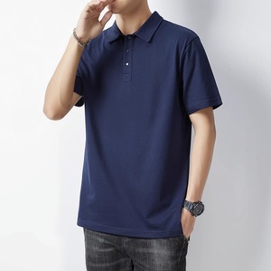 Polo de Algodón Puro para Hombre, Prenda Casual Esencial de Verano con Logotipo Personalizable para Ropa de Verano - Product Image 4