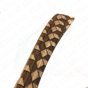 Custom Wooden Leaf Handle Straight Razor Stainless Steel Professional <b>Barber</b> Folding Shaving Razor OEM Private Label - Product Image 4