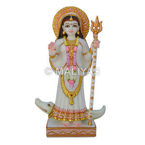 Marbre Khodiyar Mata pour la salle de prière |   Murti Khodiyar Maa artisanal – MALIYAS - Product Image 1