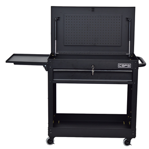 Chariot à outils manuel en acier à 1 tiroir de 80,5 cm, personnalisable, support OEM, pour garage de mécanicien, fabriqué au Vietnam - Product Image 4