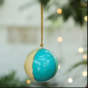 Adornos Navideños de Plástico G.M.DEHQANI and SONS, Juego de 16 Piezas de 8 cm, Decoración Redonda Colgante con Serigrafía - Product Image 4