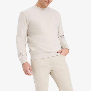 Sweat-shirt à capuche personnalisé pour homme, col rond, coton uni, respirant, manches longues, streetwear, nouveau design. - Product Image 5