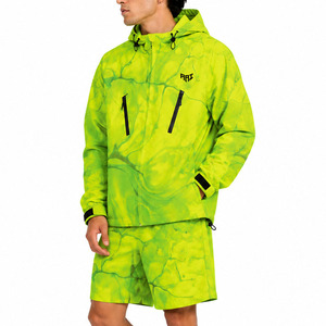 Conjuntos Cortavientos de Primera Calidad, Cortavientos de Poliéster para Hombre, Conjunto de Dos Piezas de Pantalones Cortos y Chaqueta Cortavientos, Sudaderas Ligeras de Verano - Product Image 3