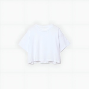 Wholesale Cotton Crop <b>Top</b> T Shirt for Women Screen Printed Casual Short Sleeve Loose Fit Summer Streetwear Graphic T-shirts - Product Image 4