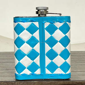 Botella de Licor de Bolsillo de Acero Inoxidable con Diseño a Cuadros Colorido y Elegante 2026, Accesorio de Regalo para Hombres y Mujeres - Product Image 6