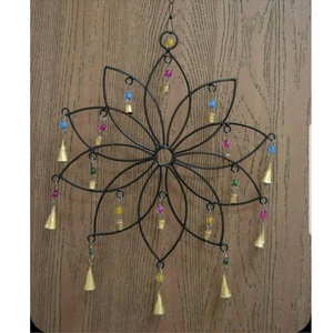 Ornement suspendu flocon de neige rustique en fer, décoration de Noël en métal durable, décorations festives, cadeaux, décorations de table, utilisez les ornements métalliques - Product Image 4
