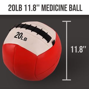 Ensemble de balles de médecine en cuir pour l'entraînement du tronc et le cross-conditionnement - Product Image 6