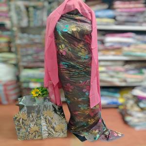 Tela de Alta Calidad, Auténtica, Tradicional Somalí, Maqbal, Tejido Twill, Jacquard Estampado, 50% Algodón, 50% Poliéster, Terciopelo - Product Image 1