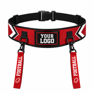 Ceinture de football américain personnalisée avec drapeaux détachables, ceinture ajustable à la taille, logo d'équipe personnalisé, football personnalisé - Product Image 2