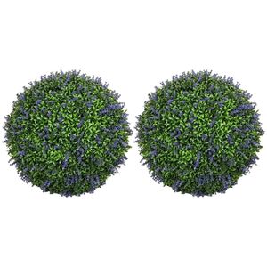 Plantas Decorativas Simuladas, Juego de 2 Piezas de Vegetación Artificial - Product Image 5