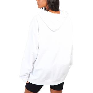 Pull à Capuche en Molleton de Coton de Haute Qualité Personnalisé, Sweat à Capuche de Créateur avec Logo Personnalisé, Surdimensionné, 2025 pour Femmes - Product Image 3