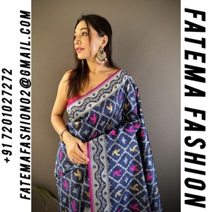 Vente en gros 100% pure soie Banglori Saree Designer moderne indien traditionnel tissé vêtements pour femmes de haute qualité indien - Product Image 2