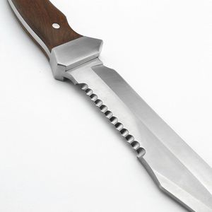 Straight Bowie Tactical Survival <b>Knife</b> Color Camel Bone Handle High Quality Damascus Steel Hunting Camping Fixed Blade <b>Knife</b> - Product Image 2