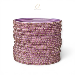 Bracelets tendance pour femmes en acier inoxydable rose charmant, plaqués or avec cristaux scintillants, parfaits pour le quotidien et les mariages – Vente chaude - Product Image 4