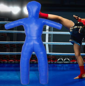 Maniquí de Boxeo Azul de PU, Relleno de Esponja, para Entrenamiento de Artes Marciales para Adultos - Product Image 3
