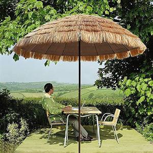 Parasol en paille de raphia pliable, écologique, pour extérieur, piscine, jardin, plage tropicale, patio, décoration intérieure, usage hôtelier - Product Image 6