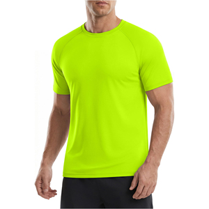 Camiseta de Manga Corta de Secado Rápido, Cuello Redondo, Corte Regular, Color Sólido, Estilo Casual, Calidad Premium, Venta al Por Mayor - Product Image 1