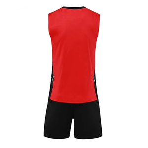 Ensembles d'uniformes de volley-ball pour hommes, impression numérique, design entièrement personnalisable, haute qualité, séchage rapide, respirant, logo personnalisé, short 100% - Product Image 3