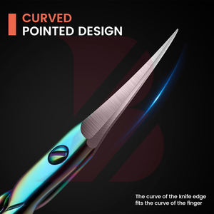 Tijeras para Cutículas con Forma Curva, Servicio OEM ODM, Duraderas, Ligeras, Personalizadas, Modernas, Precio al por Mayor - Product Image 6