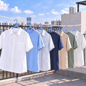 Virgin PP Plastic Garment Hanger <b>Clothes</b> Hanger Coat Hanger Household Drying Rack Hook for Shirts Blouses Laundry Room - Product Image 1