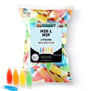 Bonbons liquides Nik-L-Nip en bouteille, saveurs assorties, à base de cire raffinée et de sirop de maïs, classiques, pour enfants, vente en gros, directement de l'usine - Product Image 3