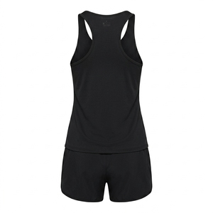 Women's Pickleball Racerback Tank <b>Top</b> Split <b>Hem</b> Shorts Set Spandex/Polyester Quick-Dry Anti-Pilling <b>Elastic</b> Waistband Courtwear - Product Image 6