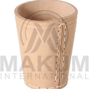 Custom Handmade Eco-Friendly Durable Leather <b>Dice</b> Shaker Cup for Parties-MAKUM INTERNATIONAL - Product Image 5