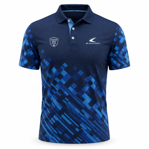 Polo Personalizado con Cuello Elástico y Sublimación, Camisa de Golf con Logotipo Bordado para Deportes y Negocios - Product Image 2