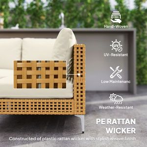 Set di Mobili da Giardino per Esterni, Divano per Cortile, Giardino, Appartamento e Hotel - Product Image 2