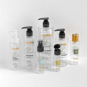 Bouteille en plastique PET cylindrique personnalisée avec impression sérigraphique, pompe de pression, pour emballage de lotion, shampoing, huile capillaire, cosmétiques, TZ-89~TZ-95 - Product Image 3