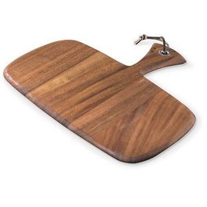 Tabla de cortar de madera premium para cocina, superficie de corte de madera natural para verduras, frutas, carne, pan y queso - Product Image 6