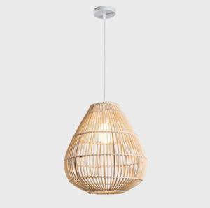 Modern Creative Rattan Lamp Shade Chandeliers Customized Pendant <b>Light</b> without Lighting Modern Lighting From Vietnam - Product Image 5