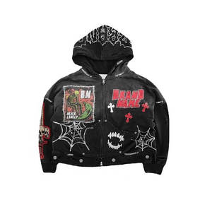 Nouveauté : Ensembles de survêtements 2 pièces de haute qualité à faible MOQ, vente en gros, dernier design, survêtements pour hommes avec logo personnalisé imprimé - Product Image 3