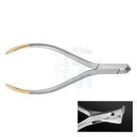 Pince coupante distale orthodontique en acier inoxydable pour fils dentaires, avec revêtement en papier, certifiée, manuelle, OEM, marque privée