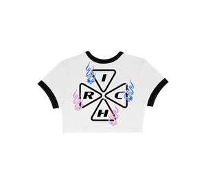 Camisetas Cortas Personalizadas para Mujer, Ropa de Verano, Moda Urbana, Top Corto Sexy, Camiseta para Dama, 100% Algodón Orgánico, Corte Ajustado - Product Image 6