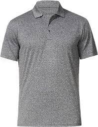 Camisa Polo de Golf y Trabajo Transpirable de Corte Moderno en Gris Jaspeado de Micah Corporation, Calidad de Exportación Premium y Suave - Product Image 2