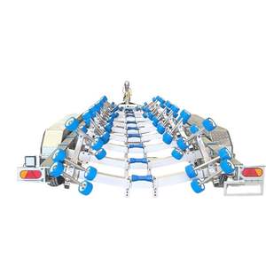 10,5 m 35 Fuß Aluminium legierung Großer Boots anhänger Drei Achsen 5000kg Nutzlast Anpassbar - Product Image 1