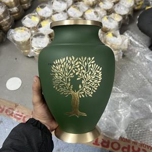 Urna Funeraria de Latón Premium con Árbol de la Vida, Urnas de Cremación Grabadas a Mano, Urnas Personalizadas para Cenizas Humanas, Urnas para Guardar Cenizas de Adultos, Venta al por Mayor - Product Image 6