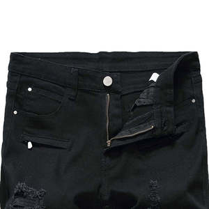Pantalones Cortos de Mezclilla Casuales para Hombre, con Cordón, Estilo Urbano, de Secado Rápido, Transpirables, Tejidos, para la Playa, con Bordado y Bolsillos, para Verano - Product Image 3