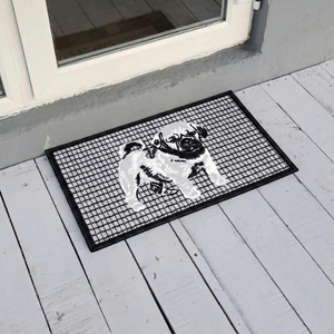 Paillasson en boucle douce et durable de qualité supérieure, élégant, pour la décoration intérieure, tapis d'entrée pour usage intérieur et extérieur, disponible à la vente - Product Image 1