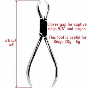 Large Body Jewelry Ring CLOSER Pliers 5 1/2 - Product Image 4