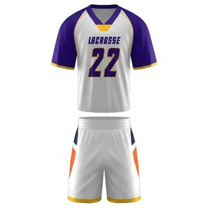 Uniformes de lacrosse pour hommes de qualité supérieure, vêtements de sport, dernières tendances, logo et couleur personnalisés, uniforme de lacrosse sur mesure. - Product Image 2