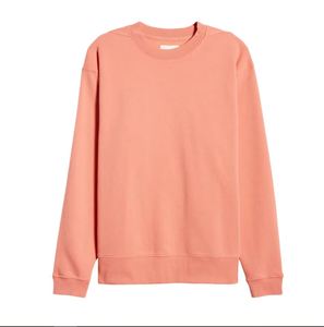 OEM Wholesale Custom Logo Crew Neck Oversized <b>Men's</b> 100% Cotton <b>Pullover</b> Blank Heavyweight Sweatshirt 3D Embroidery - Product Image 1
