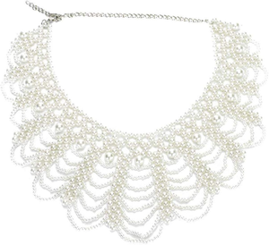 Collier design perle blanche, meilleur cadeau pour une fête d'anniversaire d'un ami, collier de perles de qualité supérieure - Product Image 1