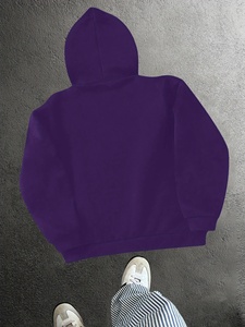 Vintage Embroidery Patch Hoodie for <b>Men</b> Designers' Distressed Acid Wash Fleece Hooded Winter Lined Hoodies OEM Service - Product Image 2